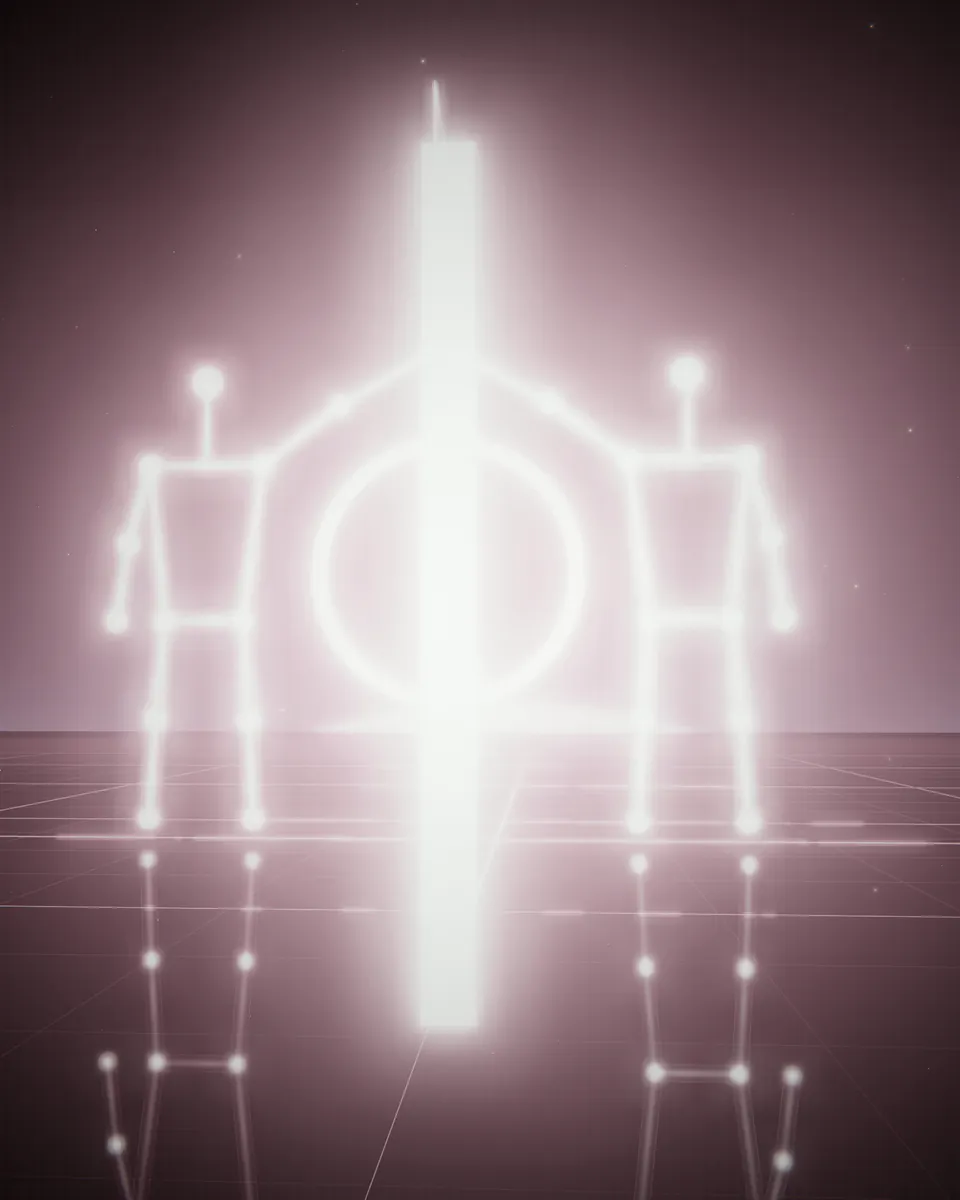 Mirror Dimension: Pose kompak berdua