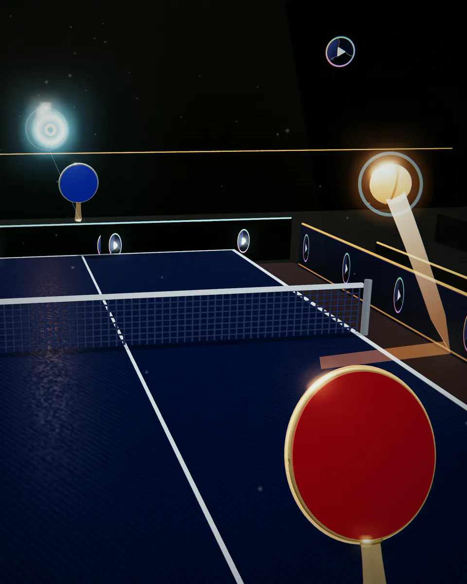 Table Tennis: Ayunkan telapak